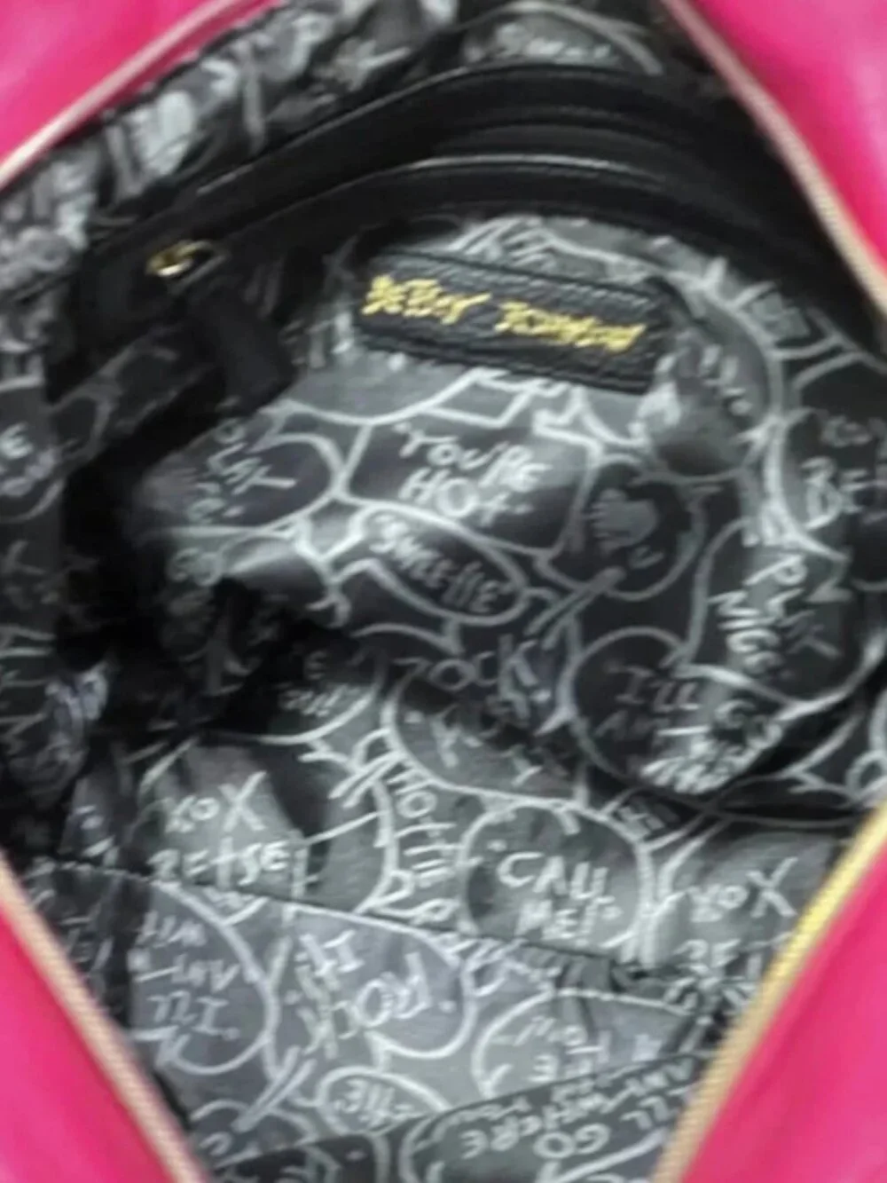 Betsey Johnson Large Jeweled Tote Shoulder bag 17”w x 12.5”H